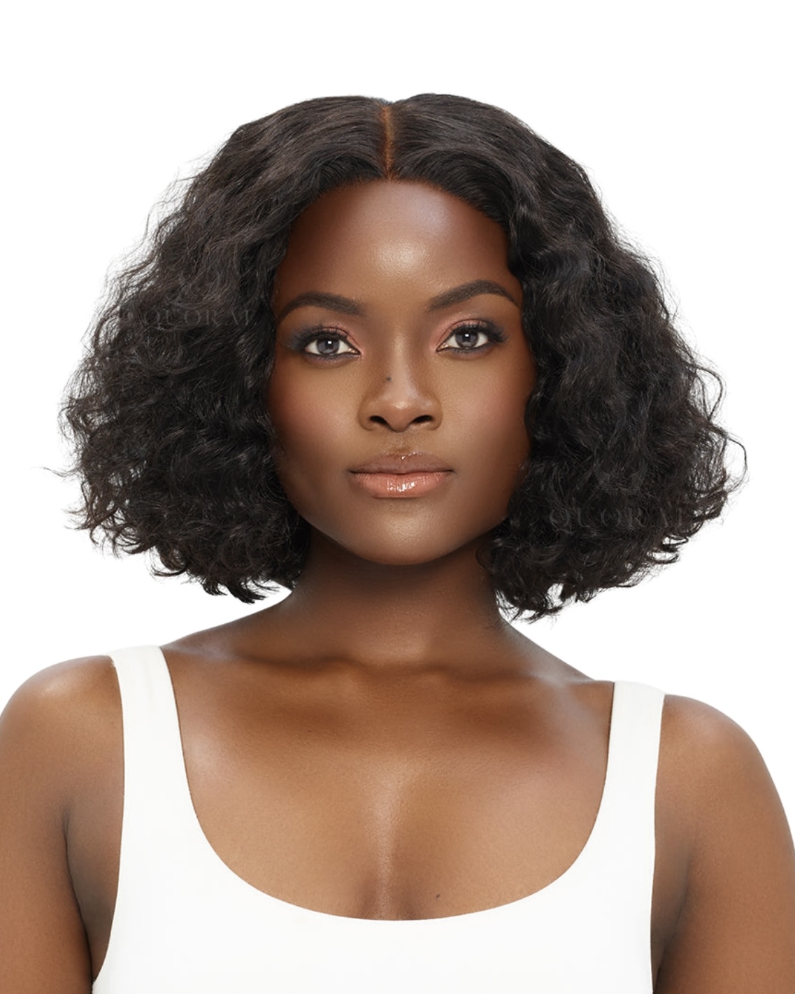 Coral Curly Wig