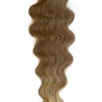 24 inch body wavy braiding hair ombre beach blonde human synthetic blend