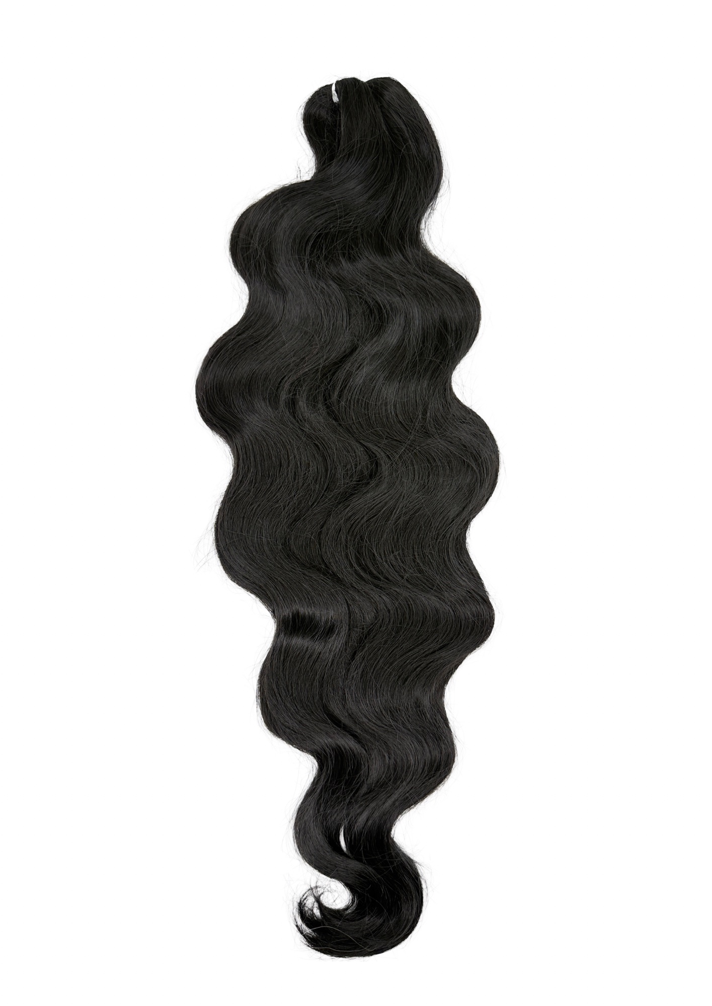 Human/Synthetic Blend Body Wavy Hair