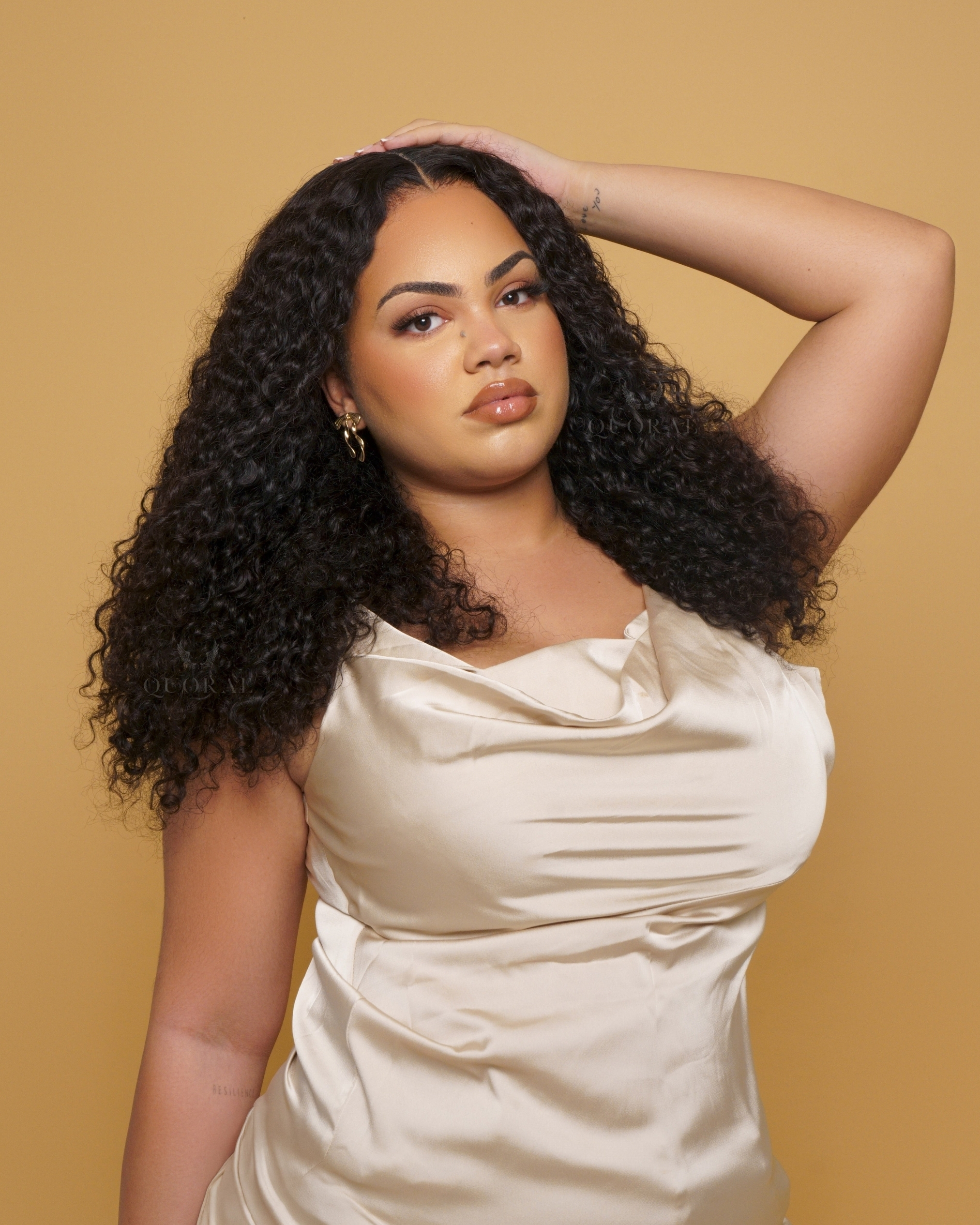Copy of Human synthetic body wave braiding hair - 2 Mirabelle Burmese Curly Weft Bundles Super Double Drawn