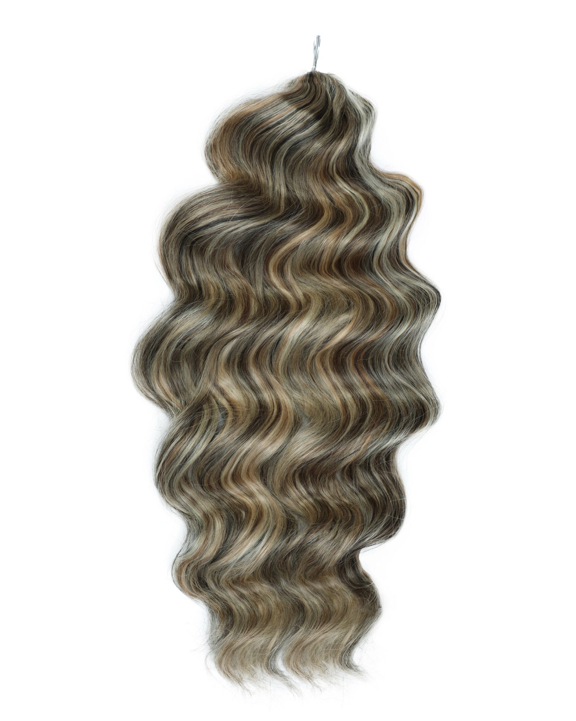 human-synthetic-ocean-wave-braiding-hair-6-2 Ocean Wavy Human/Synthetic Blend Braiding/Crochet Extensions