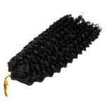 100 percent raw human hair deep curly extensions for miracle knot crochet