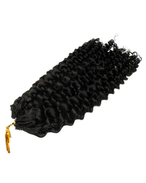 100 percent raw human hair deep curly extensions for miracle knot crochet